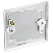 BG Electrical Nexus Metal Brushed Steel - Single, blank plate