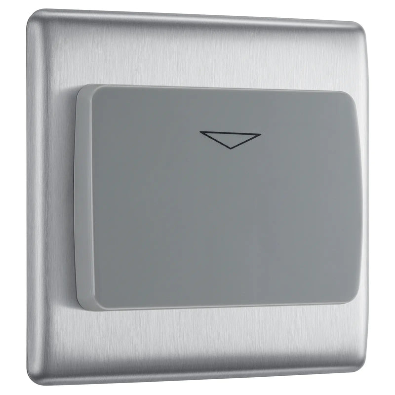 BG Electrical Nexus Metal Brushed Steel - Hotel key card switch