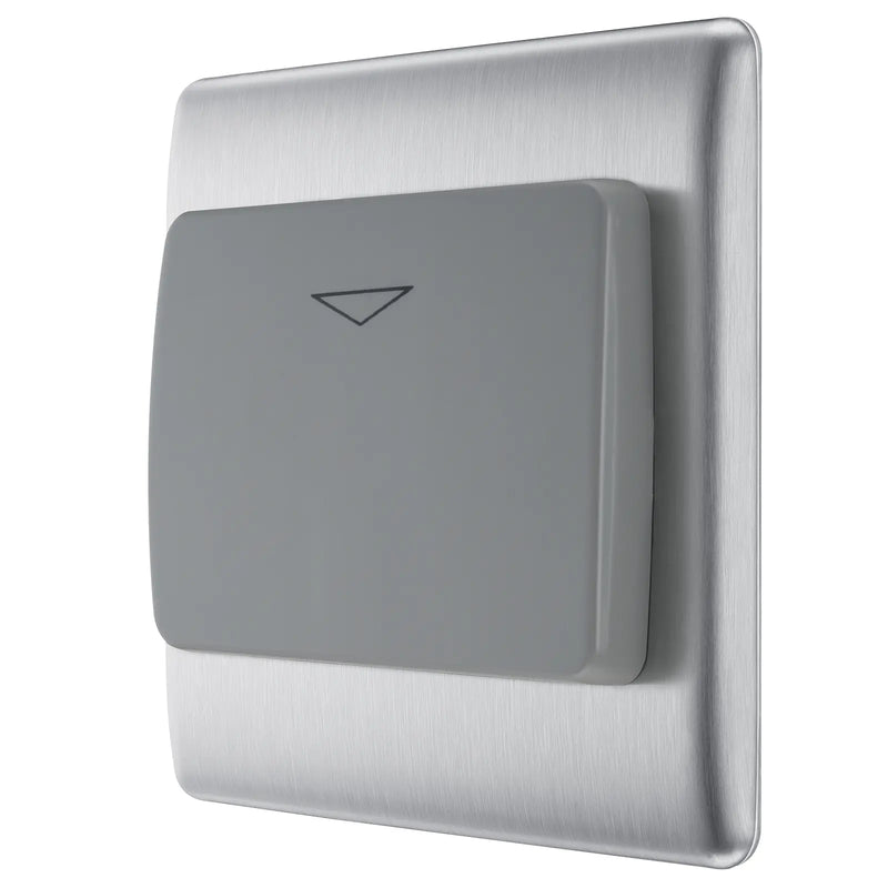 BG Electrical Nexus Metal Brushed Steel - Hotel key card switch