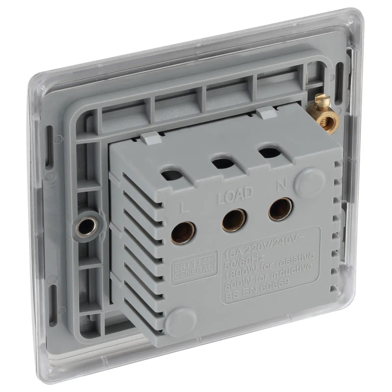 BG Electrical Nexus Metal Brushed Steel - Hotel key card switch