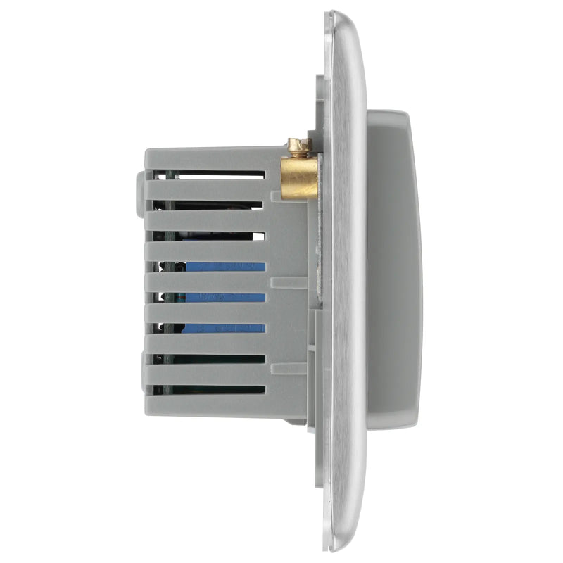 BG Electrical Nexus Metal Brushed Steel - Hotel key card switch