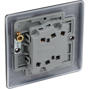 BG Electrical Nexus Metal Matt Black - Double, 2 way switch