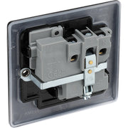 BG Electrical Nexus Metal Matt Black - Single, switched, single pole