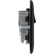 BG Electrical Nexus Metal Matt Black - Single, switched, single pole