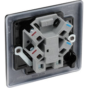 BG Electrical Nexus Metal Matt Black - Unswitched and fused