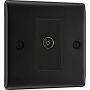 BG Electrical Nexus Metal Matt Black - Single isolated, co-axial