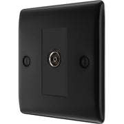 BG Electrical Nexus Metal Matt Black - Single isolated, co-axial