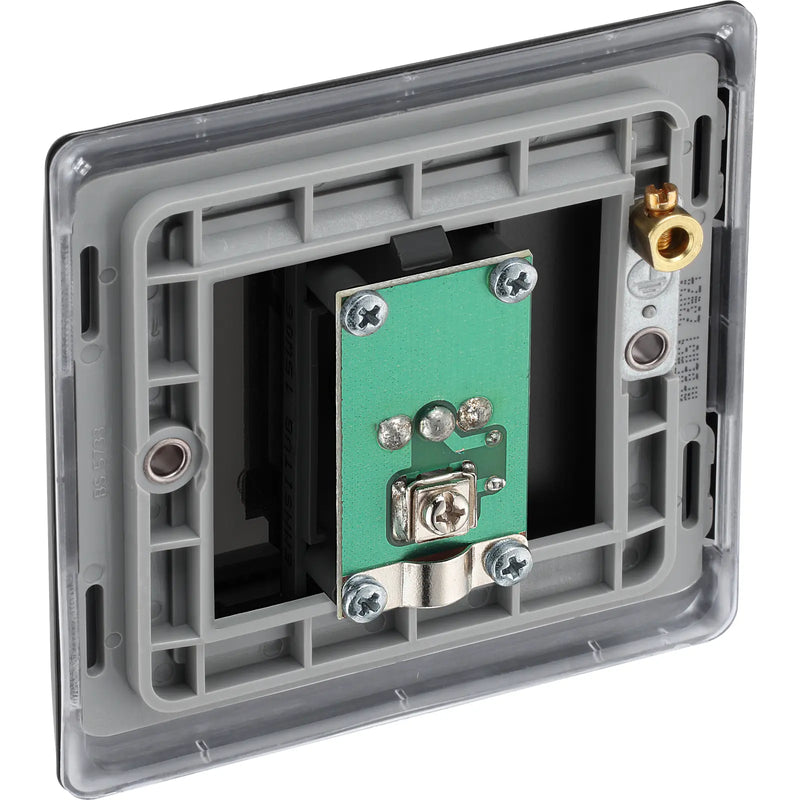 BG Electrical Nexus Metal Matt Black - Single isolated, co-axial