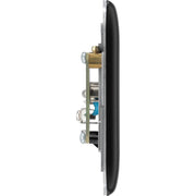 BG Electrical Nexus Metal Matt Black - Single isolated, co-axial