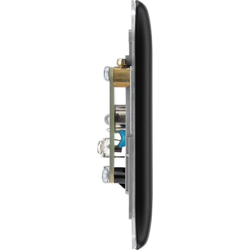 BG Electrical Nexus Metal Matt Black - Single isolated, co-axial