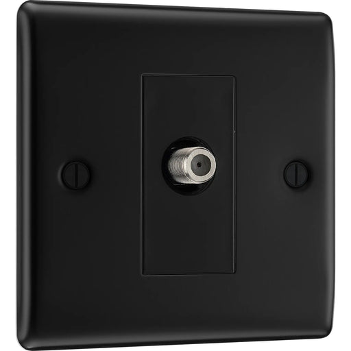 BG Electrical Nexus Metal Matt Black - Single satellite