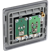 BG Electrical Nexus Metal Matt Black - Double co-axial