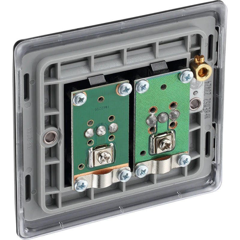 BG Electrical Nexus Metal Matt Black - Double co-axial