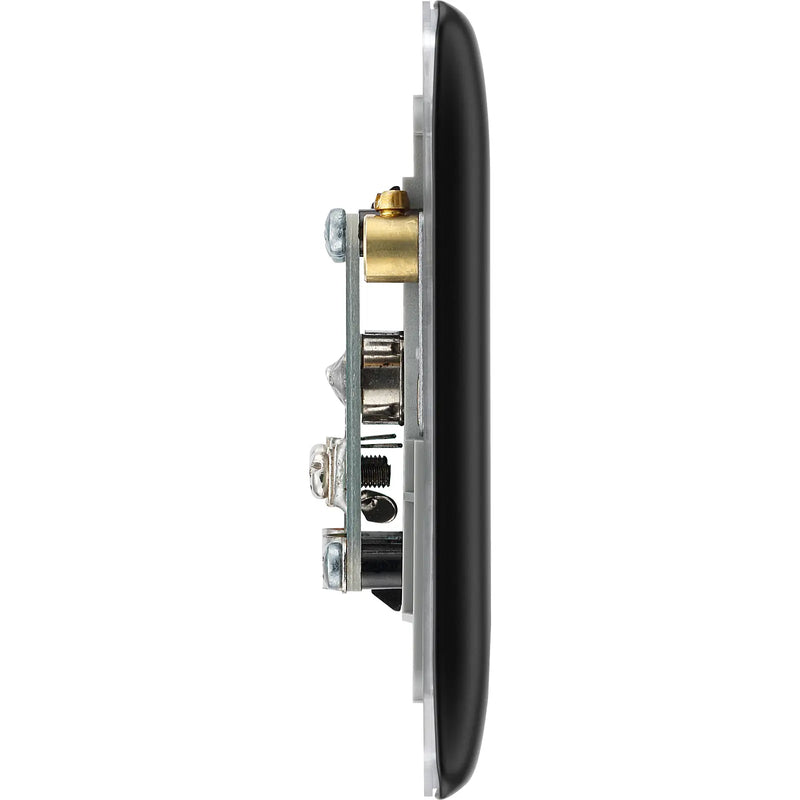 BG Electrical Nexus Metal Matt Black - Double co-axial