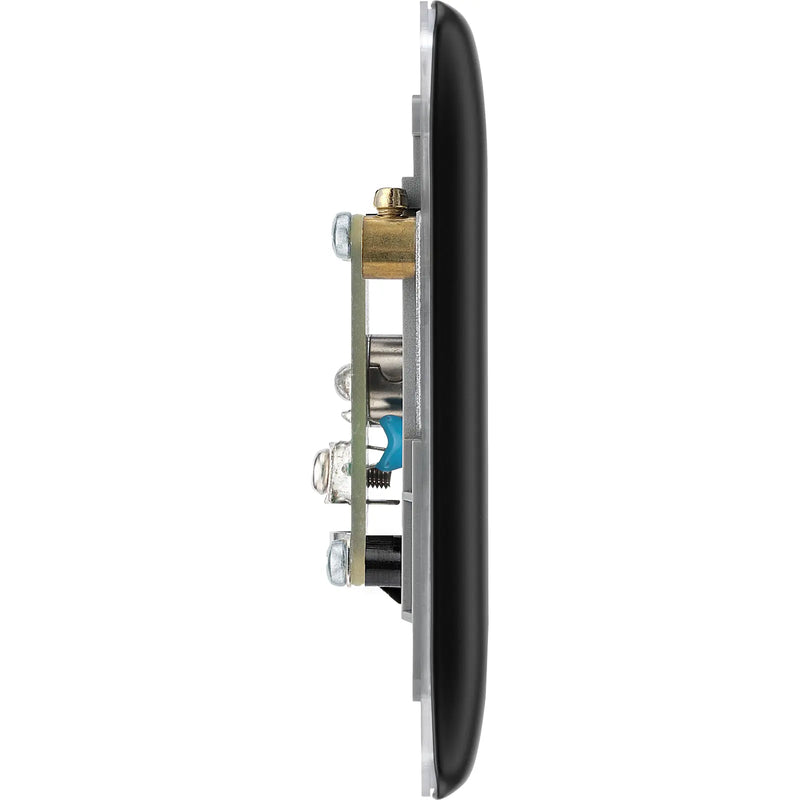 BG Electrical Nexus Metal Matt Black - Double isolated, co-axial