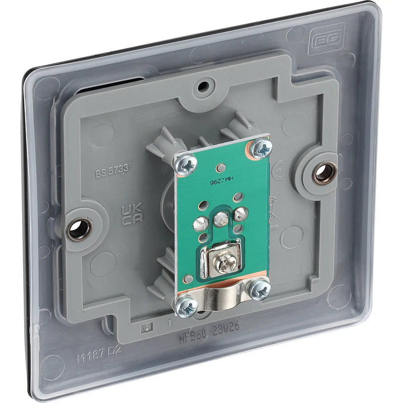 BG Electrical Nexus Metal Matt Black - Single, co-axial