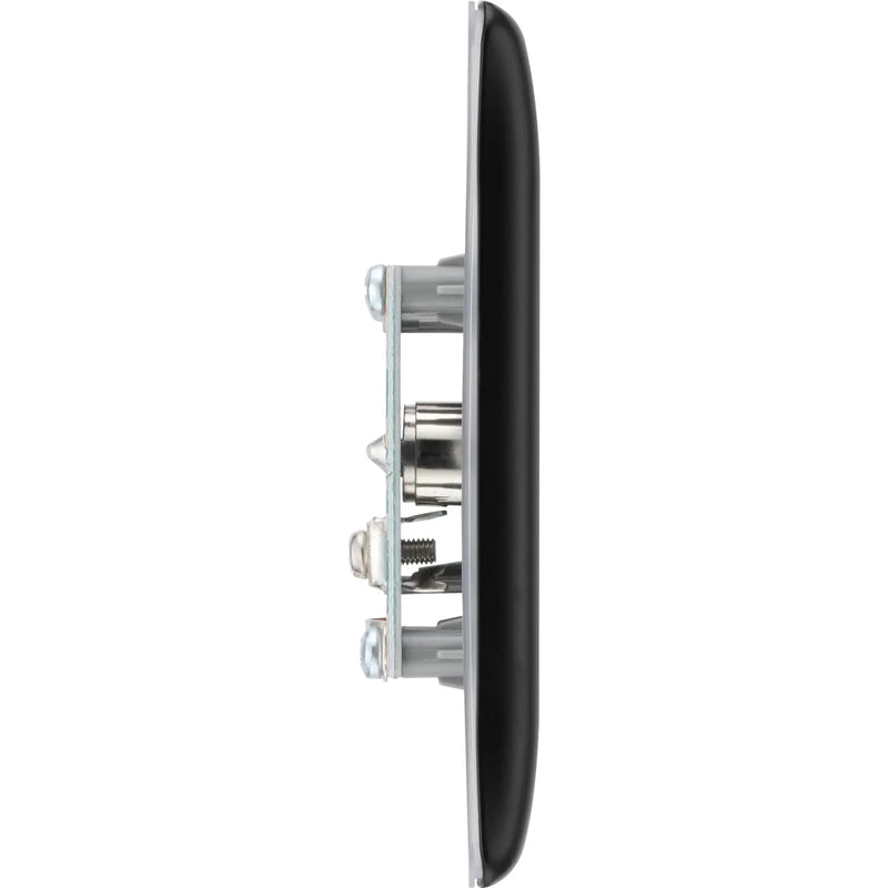 BG Electrical Nexus Metal Matt Black - Single, co-axial