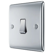 BG Electrical Nexus Metal Polished Chrome - Single, 2 way switch