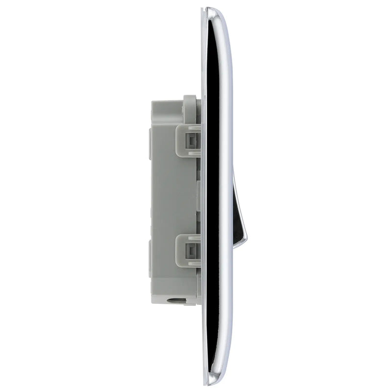 BG Electrical Nexus Metal Polished Chrome - Single, 2 way switch