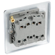 BG Electrical Nexus Metal Polished Chrome - Triple, 2 way switch