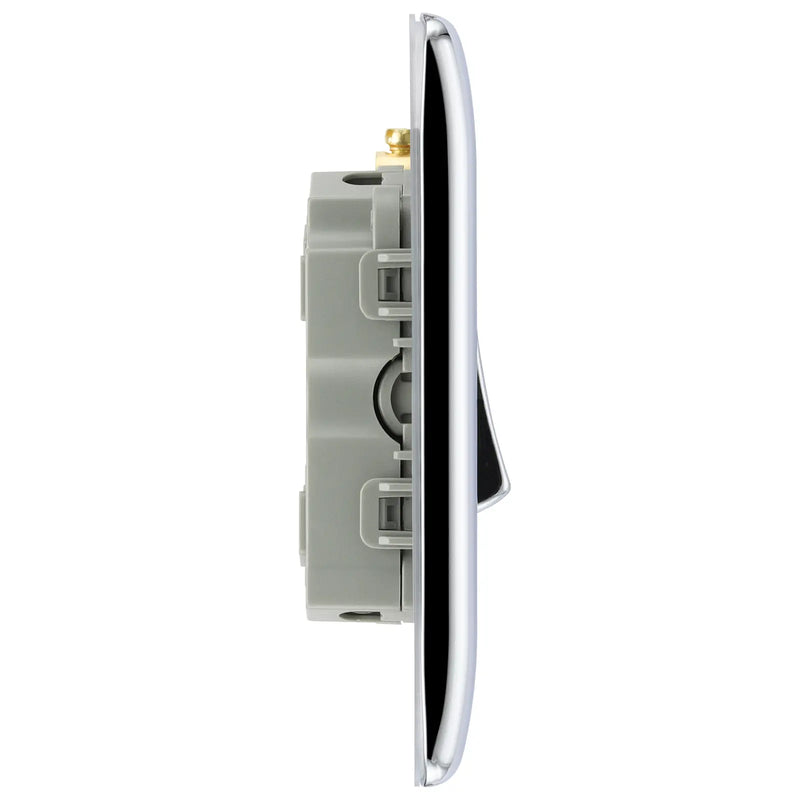 BG Electrical Nexus Metal Polished Chrome - Triple, 2 way switch