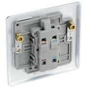 BG Electrical Nexus Metal Polished Chrome - 20A, double pole, with indicator