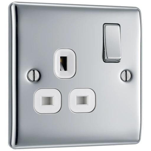 BG Electrical Nexus Metal Polished Chrome - Single, switched, double pole