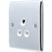 BG Electrical Nexus Metal Polished Chrome - 5A, single, unswitched, round pin