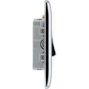 BG Electrical Nexus Metal Polished Chrome - Triple pole fan isolator