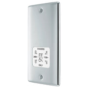 BG Electrical Nexus Metal Polished Chrome - 115/240V dual voltage shaver socket