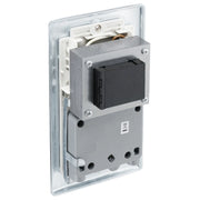 BG Electrical Nexus Metal Polished Chrome - 115/240V dual voltage shaver socket
