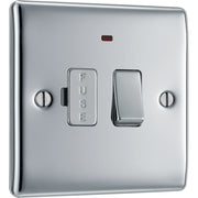 BG Electrical Nexus Metal Polished Chrome - Switched and fused with indicator