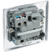 BG Electrical Nexus Metal Polished Chrome - Switched and fused with indicator