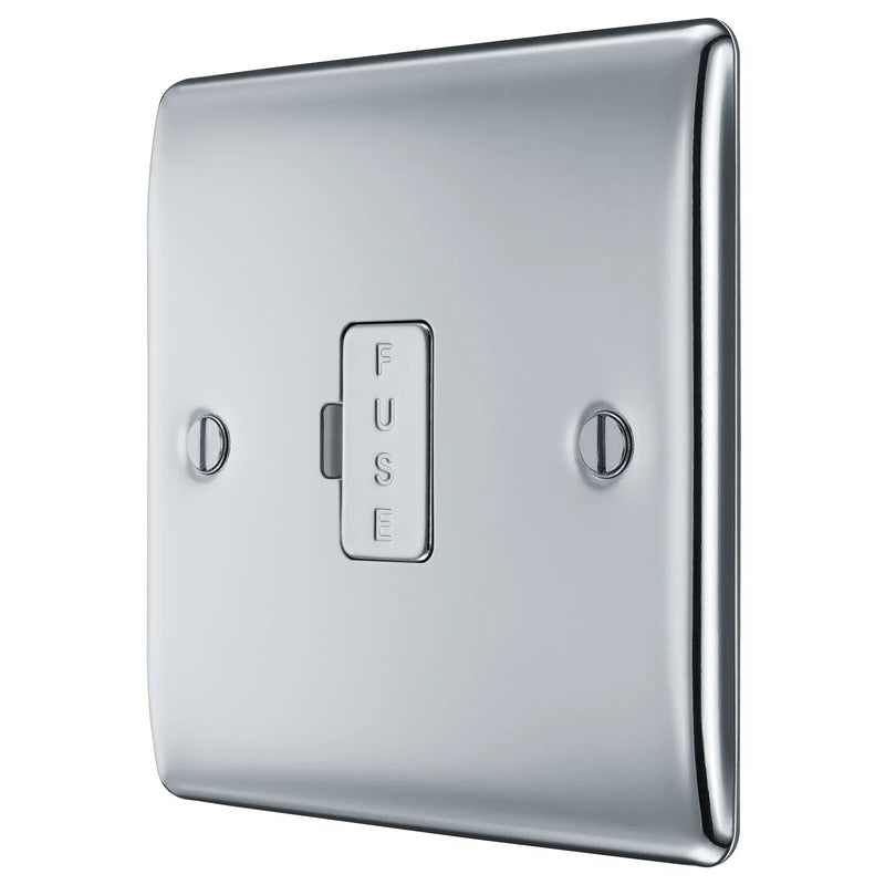 BG Electrical Nexus Metal Polished Chrome - Unswitched and fused