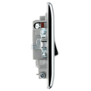 BG Electrical Nexus Metal Polished Chrome - Switched and fused with indicator and flex outlet