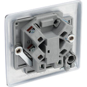 BG Electrical Nexus Metal Polished Chrome - Unswitched and fused with flex outlet