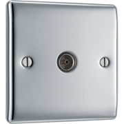 BG Electrical Nexus Metal Polished Chrome - Single, co-axial