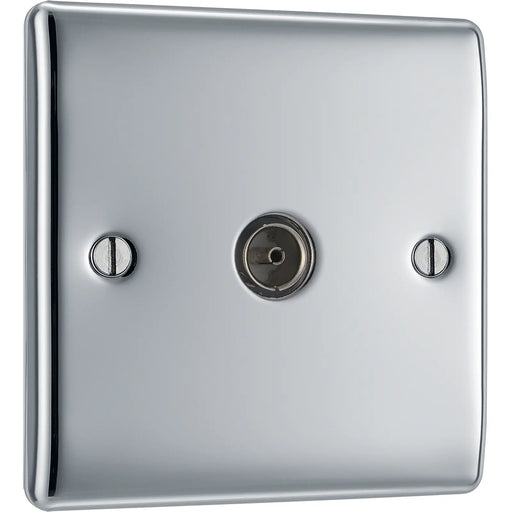 BG Electrical Nexus Metal Polished Chrome - Single, co-axial