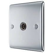 BG Electrical Nexus Metal Polished Chrome - Single, co-axial