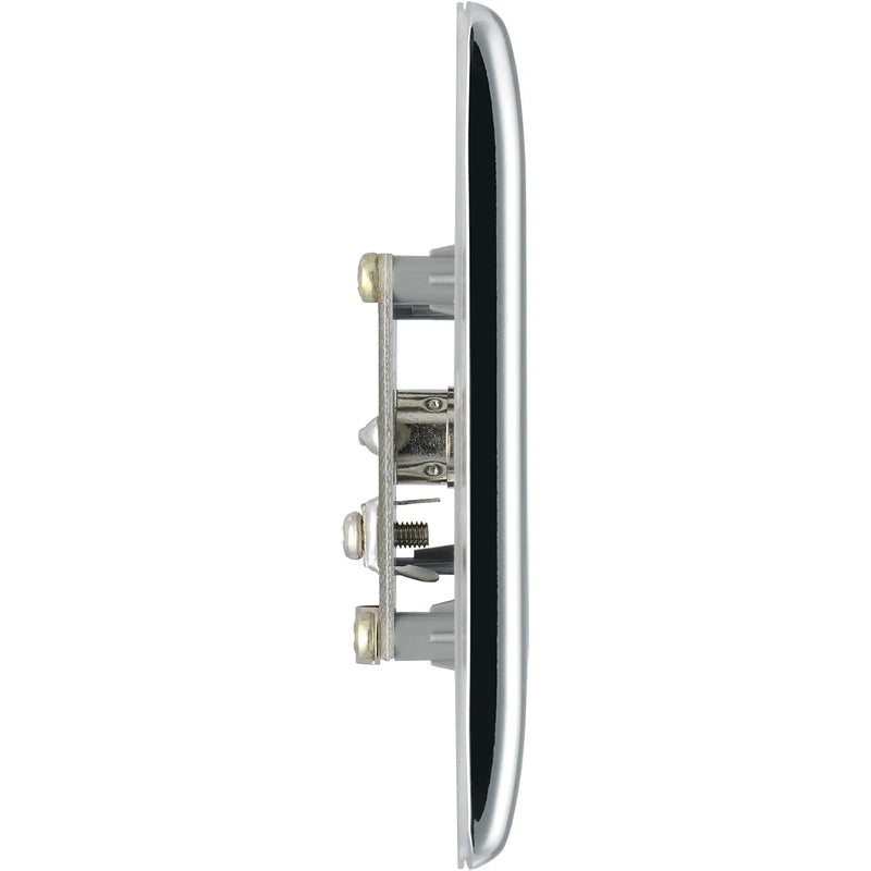 BG Electrical Nexus Metal Polished Chrome - Single, co-axial