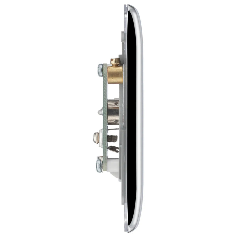 BG Electrical Nexus Metal Polished Chrome - Double, co-axial