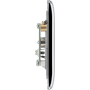 BG Electrical Nexus Metal Polished Chrome - Double, TV/FM
