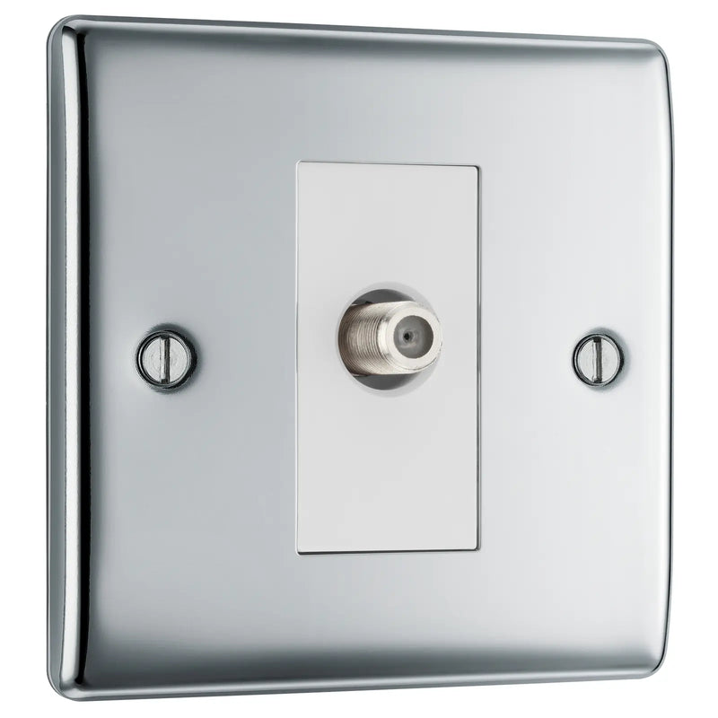 BG Electrical Nexus Metal Polished Chrome - Single, satellite