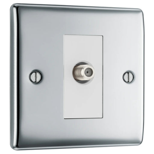 BG Electrical Nexus Metal Polished Chrome - Single, satellite