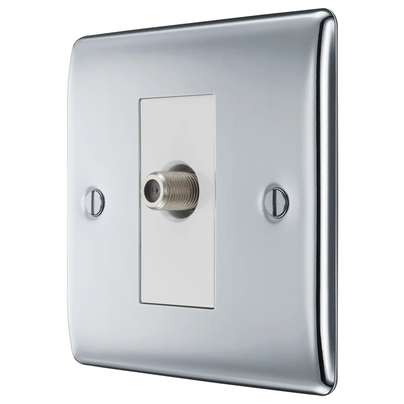 BG Electrical Nexus Metal Polished Chrome - Single, satellite