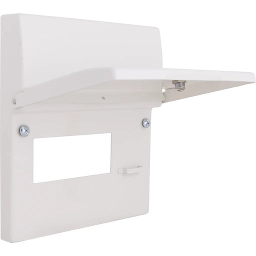 BG Circuit Protection Front Panels - 6 Module, lockable cover with barrel lock