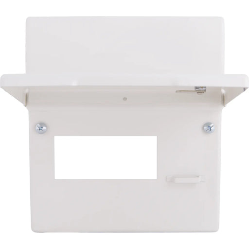 BG Circuit Protection Front Panels - 6 Module, lockable cover with barrel lock