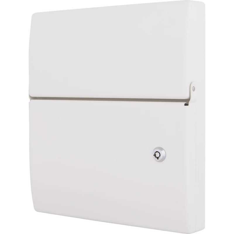 BG Circuit Protection Front Panels - 6 Module, lockable cover with barrel lock