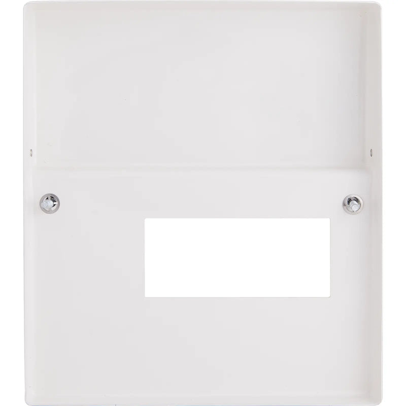 BG Circuit Protection Front Panels - 6 Module, lockable cover with barrel lock