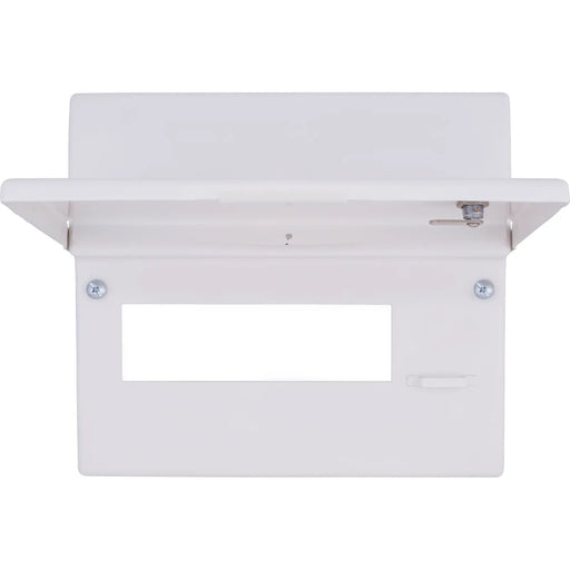 BG Circuit Protection Front Panels - 9 Module, lockable cover with barrel lock